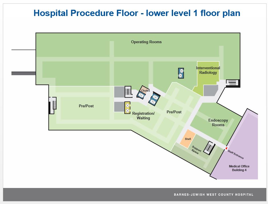 Barnes Hospital Campus Map